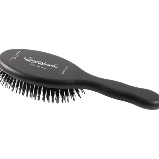 Acca Kappa Oval Brush Black von Great Lengths