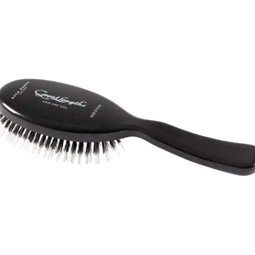 Acca Kappa Oval Brush Black von Great Lengths