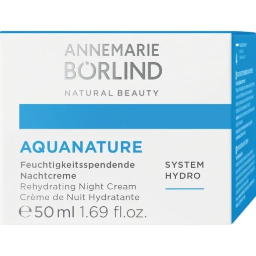 AQUANATURE Feuchtigkeitsspendende Nachtcreme von ANNEMARIE BÖRLIND