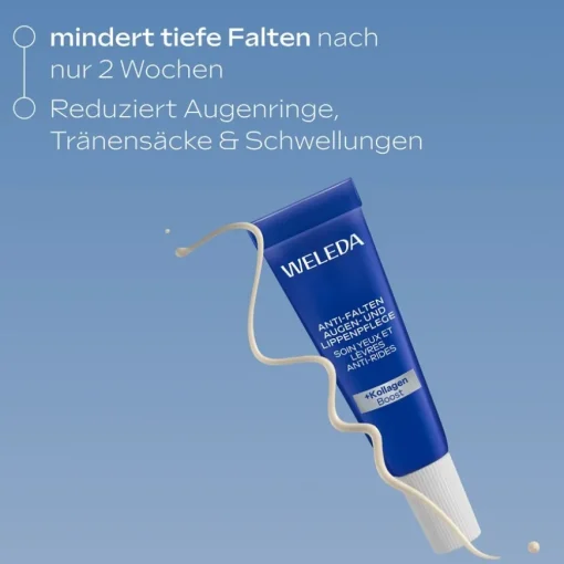 Augen- und Lippenpflege Anti-Falten Augen- und Lippenpflege Blauer Enzian & Edelweiss Mindert tiefe Falten & Augenringe von Weleda