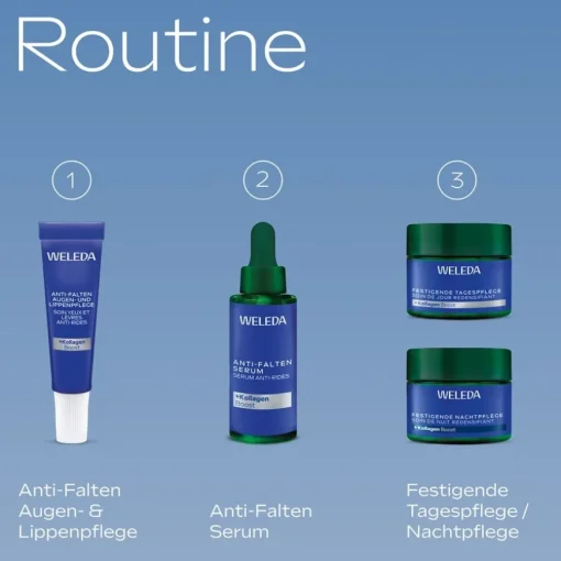 Augen- und Lippenpflege Anti-Falten Augen- und Lippenpflege Blauer Enzian & Edelweiss Mindert tiefe Falten & Augenringe von Weleda