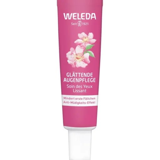 Augen- und Lippenpflege Glättende Augenpflege Wildrose & Weißer Tee Wildrose & Weißer Tee mit Anti-Fatigue-Formel von Weleda