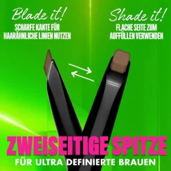Augenbrauen Blade & Shade Nano Brow Pencil von NYX Professional Makeup