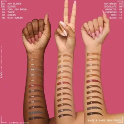Augenbrauen Blade & Shade Nano Brow Pencil von NYX Professional Makeup