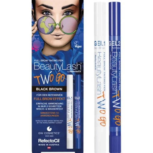Augenbrauenfarbe Full Brow Tinting Pen Two Go von BeautyLash