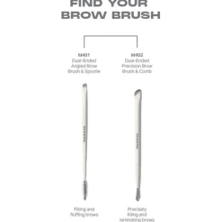 Augenpinsel M402 Dual-Ended Precision Brow Brush & Comb von Morphe