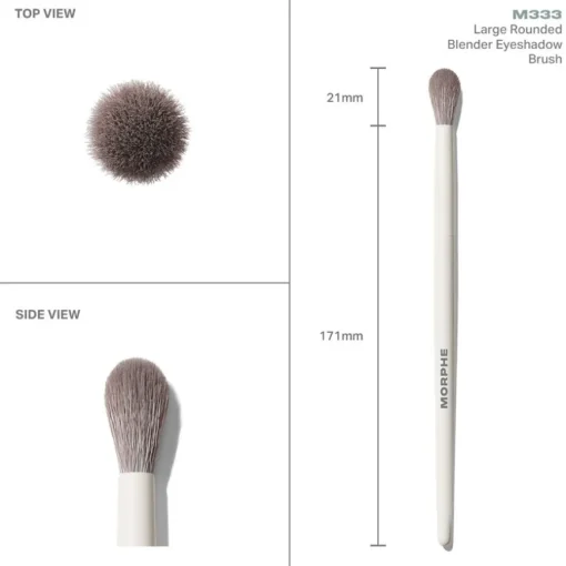 Augenpinsel M333 Large Rounded Blender Eyeshadow Brush von Morphe