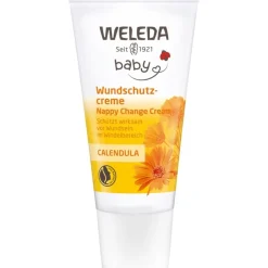 Babys & Kids Calendula Wundschutzcreme Pflegt & schützt Babyhaut vor Wundsein im Windelbereich von Weleda