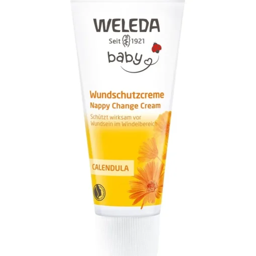 Babys & Kids Calendula Wundschutzcreme Pflegt & schützt Babyhaut vor Wundsein im Windelbereich von Weleda