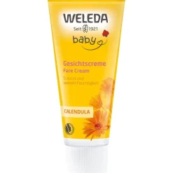 Babys & Kids Calendula Gesichtscreme Pflegt & schützt empfindliche Babyhaut, spendet Feuchtigkeit von Weleda