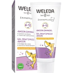 Babys & Kids Junior-Zahngel mit Flourid Schützt vor Karies, stärkt den Zahnschmelz von Weleda