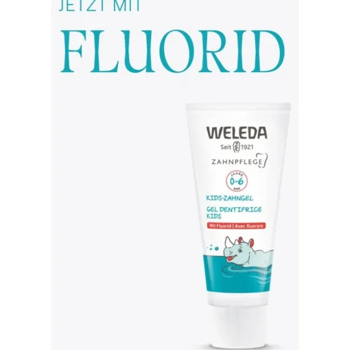 Babys & Kids Kids-Zahngel mit Fluorid Schützt vor Karies, stärkt den Zahnschmelz von Weleda