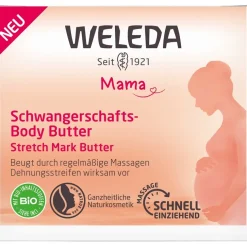 Babys & Kids Mama Schwangerschafts-Body Butter Beugt Dehnungsstreifen vor und zieht schnell ein von Weleda