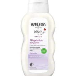 Babys & Kids Weiße Malve Pflegelotion Für hochsensible Haut. Lindert Juckreiz, spendet Feuchtigkeit von Weleda