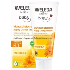 Babys & Kids Wundschutzcreme parfümfrei Calendula Für normale und sensible Babyhaut von Weleda