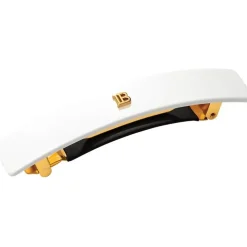 Balmain Hair Couture Balmain HC Cellulose Acetate Barrette pour Cheveux White