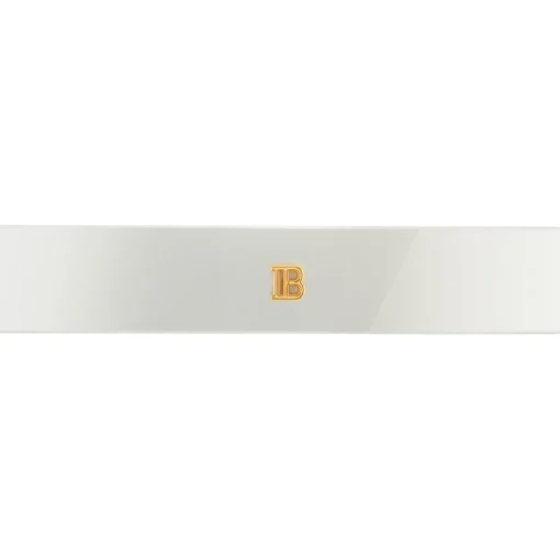 Balmain Hair Couture Balmain HC Cellulose Acetate Barrette pour Cheveux White