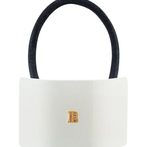 Balmain Hair Couture Elastic Band White