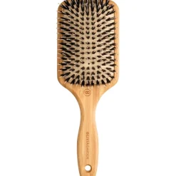 Bamboo Touch Paddelbürste aus Bambus mit Wildschwein-/Nylonborsten von Olivia Garden