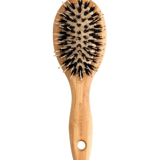 Bamboo Touch Pneumatikbürste aus Bambus Mit Wildschwein-/Nylonborsten von Olivia Garden