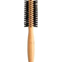 Bamboo Touch Rundbürste aus Bambus mit 100% reinen Wildschweinborsten von Olivia Garden