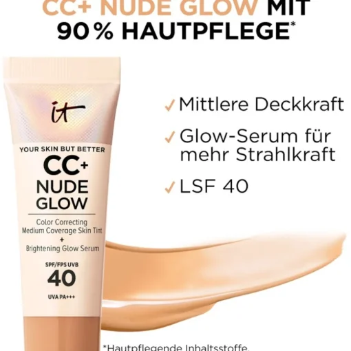 BB-Cream CC+ Nude Glow SPF 40 von it Cosmetics