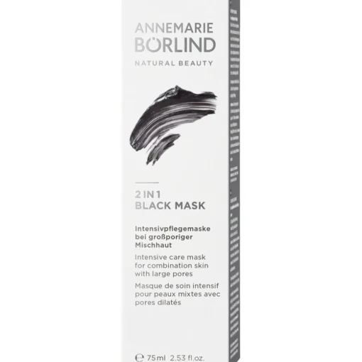 BEAUTY MASKS 2 in 1 Black Mask von ANNEMARIE BÖRLIND