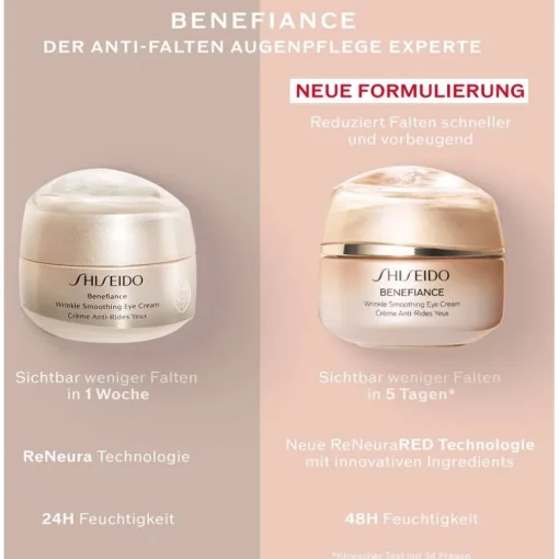 Benefiance Wrinkle Smoothing Eye Cream von Shiseido