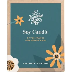 Bitter Orange, Pink Pepper & Hay Candle von The Handmade Soap