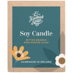 Bitter Orange, Pink Pepper & Hay Candle von The Handmade Soap