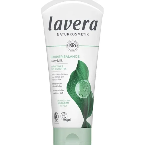 Body Lotion und Milk Barrier Balance Body Milk von Lavera