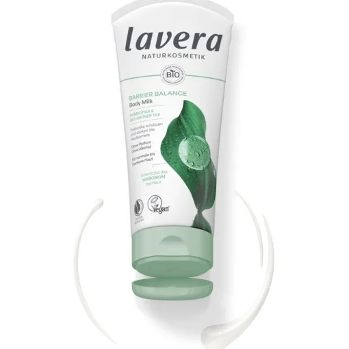 Body Lotion und Milk Barrier Balance Body Milk von Lavera
