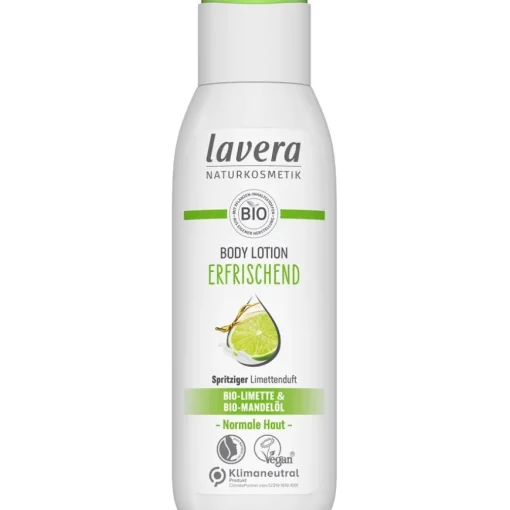 Body Lotion und Milk Erfrischende Body Lotion Bio-Limette & Bio-Mandelöl von Lavera