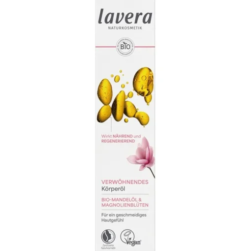 Body Lotion und Milk Verwöhnendes Körperöl von Lavera