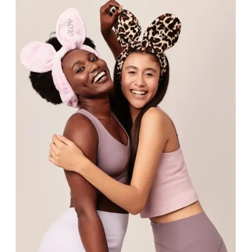 Bunny Ears Schmink Stirnband Und Haargummi Headband Bunny Ears Pink von GLOV