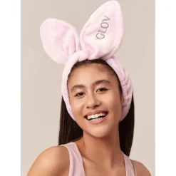 Bunny Ears Schmink Stirnband Und Haargummi Headband Bunny Ears Pink von GLOV