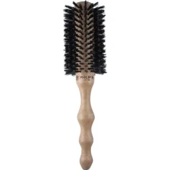 Bürsten & Kämme Round Hairbrush, Polish Mahogany Handle von Philip B
