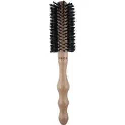 Bürsten & Kämme Round Hairbrush, Polish Mahogany Handle von Philip B