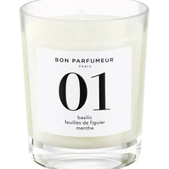 Candles 01 Basil, Fig Leaf, Mint von BON PARFUMEUR