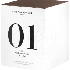 Candles 01 Basil, Fig Leaf, Mint von BON PARFUMEUR