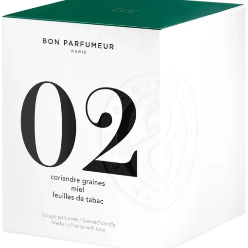 Candles 02 Coriandre Graines, Miel, Feuilles de Tabac von BON PARFUMEUR