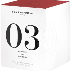 Candles 03 Patchouli, Leather, Tonka Bean von BON PARFUMEUR