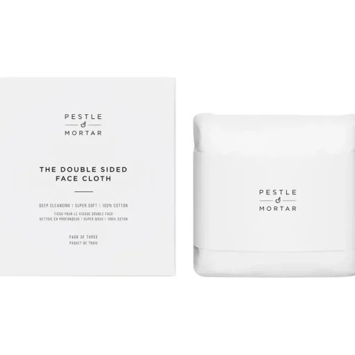 Cleansing & Toning Double Sided Face Cloths von Pestle & Mortar