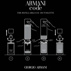 Code Homme Eau de Toilette Spray - nachfüllbar von Armani