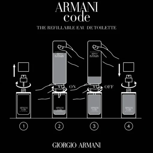 Code Homme Eau de Toilette Spray - nachfüllbar von Armani
