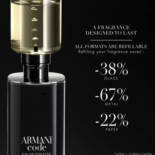Code Homme Eau de Toilette Spray - nachfüllbar von Armani