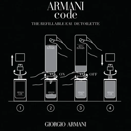 Code Homme Eau de Toilette Spray - nachfüllbar von Armani