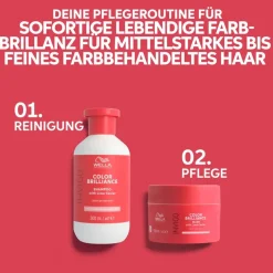Color Brilliance Vibrant Color Mask Fine/Normal Hair von Wella
