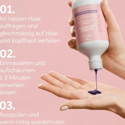 Color Recharge Color Refreshing Shampoo Cool Blonde Blond Recharge von Wella