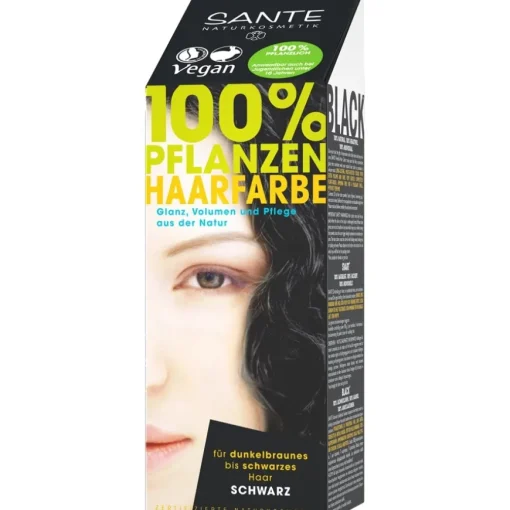 Coloration 100% Pflanzen-Haarfarbe-Pulver von Sante Naturkosmetik